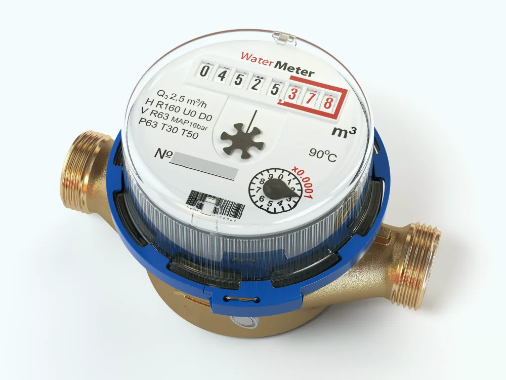 Water and gas metering icon